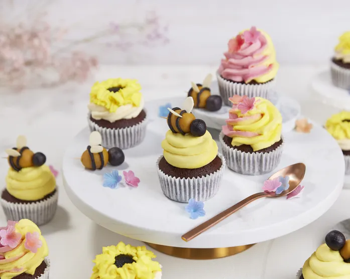 Frühlings-Cupcakes in 3 Varianten