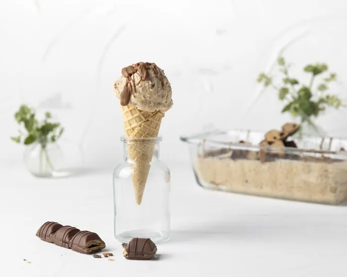 Cremiges kinder Bueno Eis / ohne Vorkochen