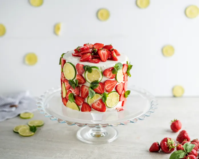 Erdbeer Mojito Torte / Schmecksperiment Jelly Cocktail Cake