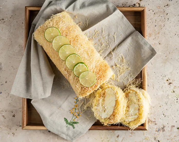 Künefe Biskuit Rolle / Kadayif Rulo / Ramadan Rezept