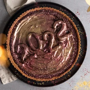 Silvesterrezept: Schokoladen Tarte / Surprise Cheesecake Tarte