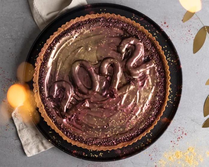 Silvesterrezept: Schokoladen Tarte / Surprise Cheesecake Tarte