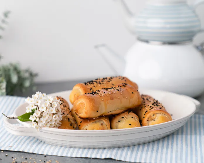 Börek Röllchen super soft & weich / Käseröllchen / Peynirli Poğaça / Ramadan Rezept