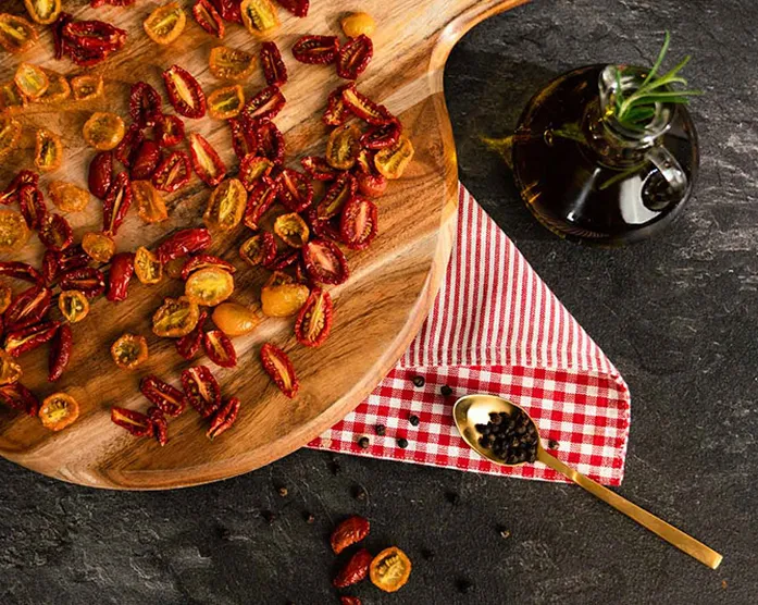 Getrocknete Tomaten in Öl