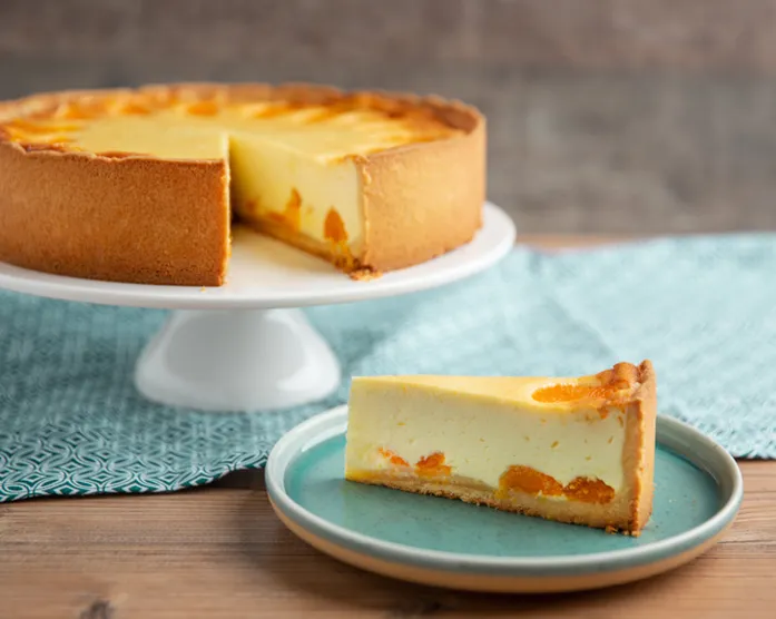 Käsekuchen mit Mandarinen