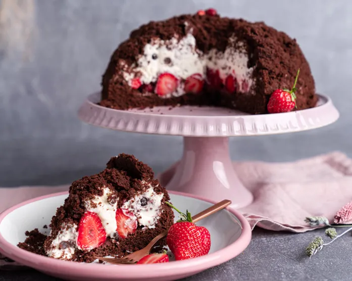 Erdbeer Maulwurfkuchen von Samira