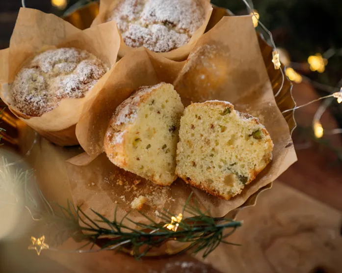 Christstollen-Muffins / XL Weihnachtsmuffins