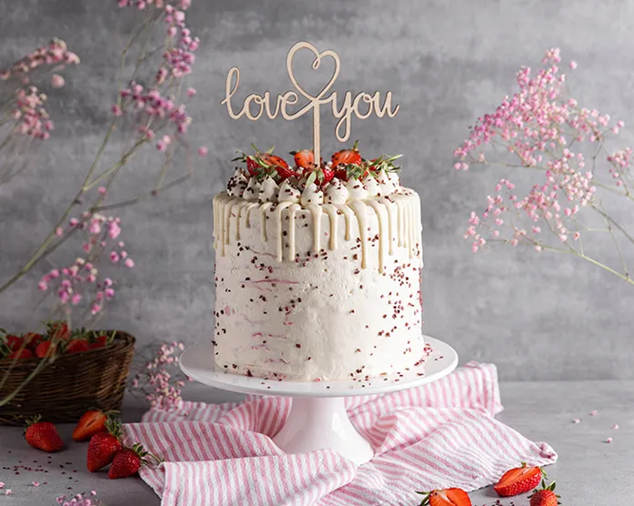 Crêpes Torte zum Muttertag / Pfannkuchen-Erdbeer-Torte