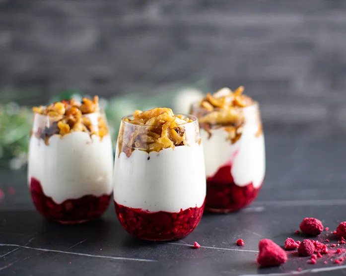 Spätzle Glas Dessert / süße Spätzle / zu Gast bei Sturmwaffel