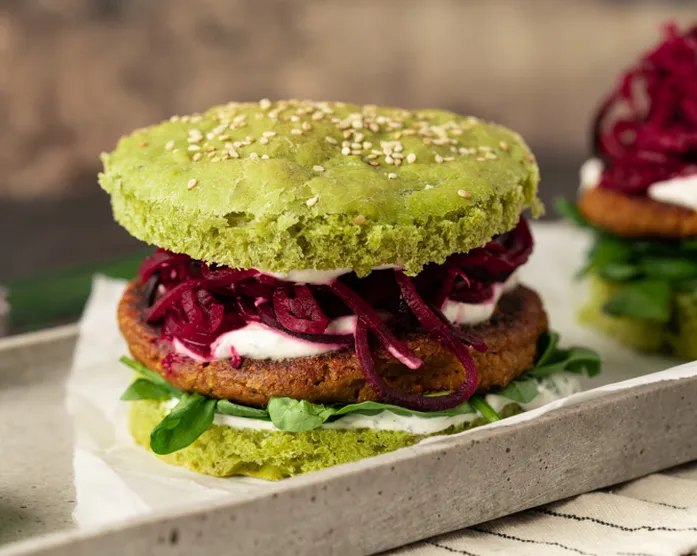 Veggie Burger / Vegane Summer Burger / selbstgemachte Gemüse Patties