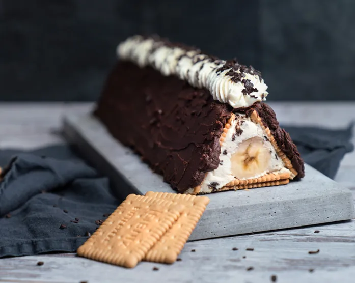 Bananen Split Torte – ohne Backen