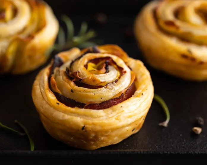 Kartoffelrosen zum Valentinstag / herzhaft