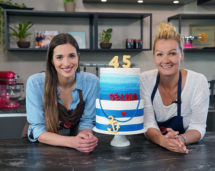 Maritime Geburtstagstorte für Selma / Sylt Torte/ Backen mit Franzi van Almsick