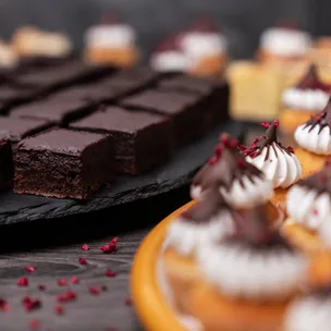 Dessert Teller für Silvester / Mud Pie