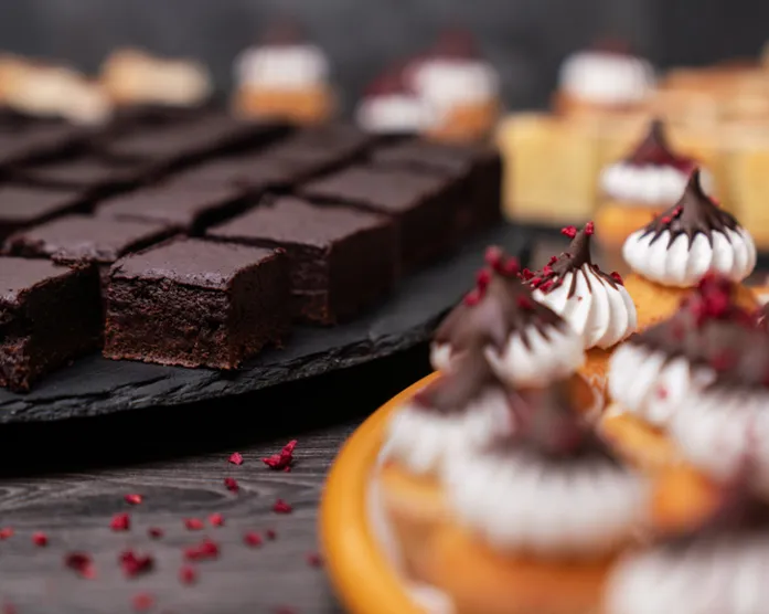 Dessert Teller für Silvester / Mud Pie
