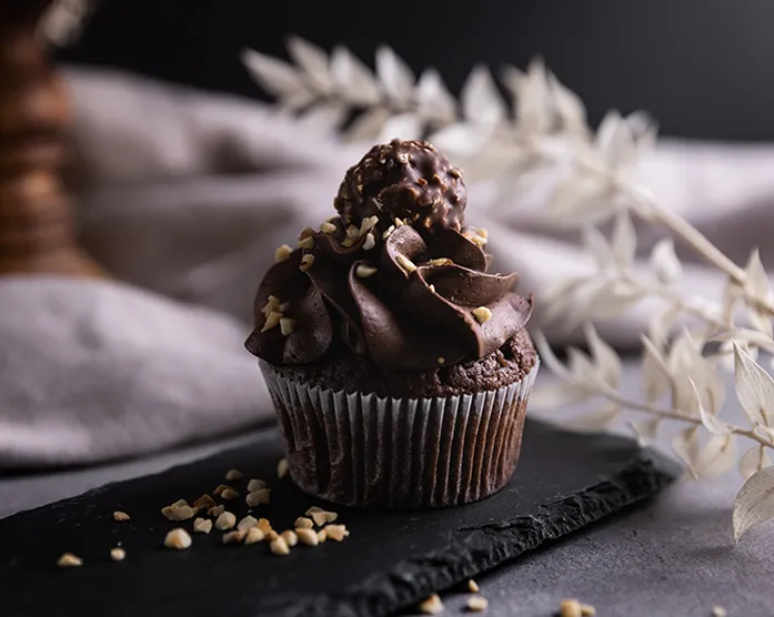 Ferrero Rocher Schokoladen Cupcakes