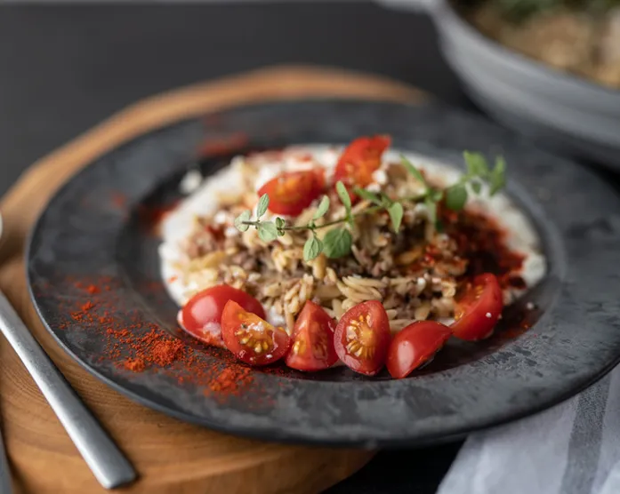 Griechischer One-Pot mit Feta / 20 Minuten Rezept 