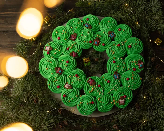 Cupcake Adventskranz / Xmas backen