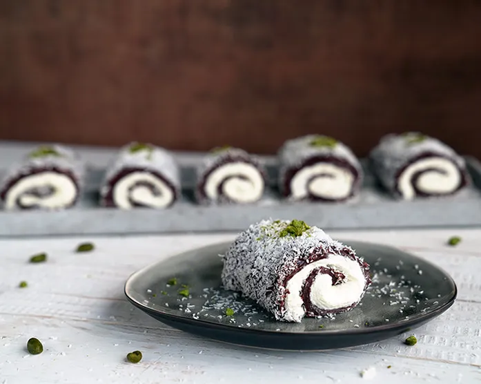 Saray Lokumu / Pudding Röllchen / Ramadan Rezepte