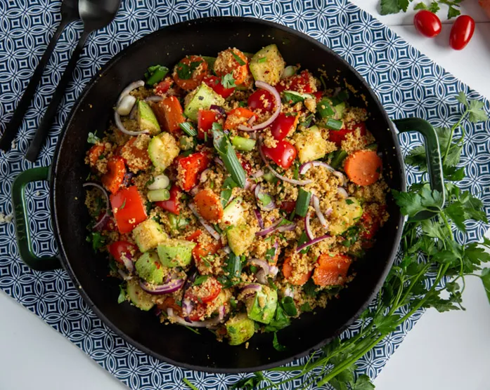 Couscous Gemüse Pfanne / One Pot Gericht in 20 Minuten / Ramadan Rezept