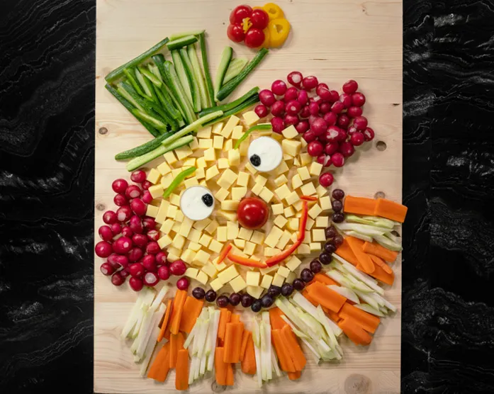 Lustiger Gemüse Clown / Party Rezept