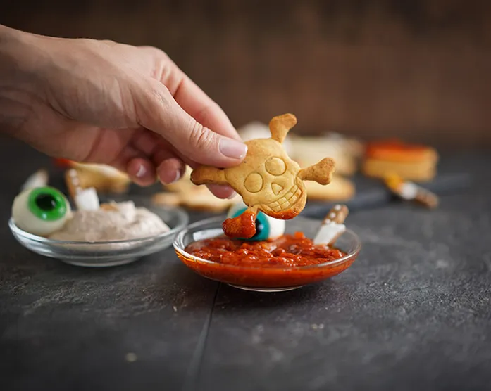 Gruselige Snacks für Halloween