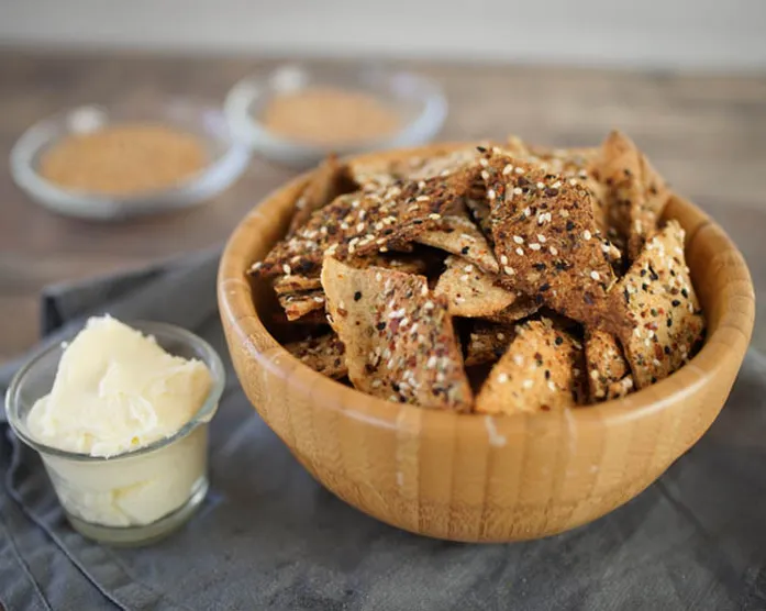 Knusprige Cracker / zum Dippen