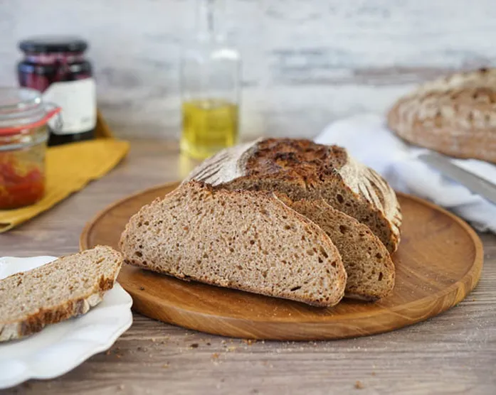 Weizenmischbrot / Weizen-Dinkel-Brot selber backen / Brot backen