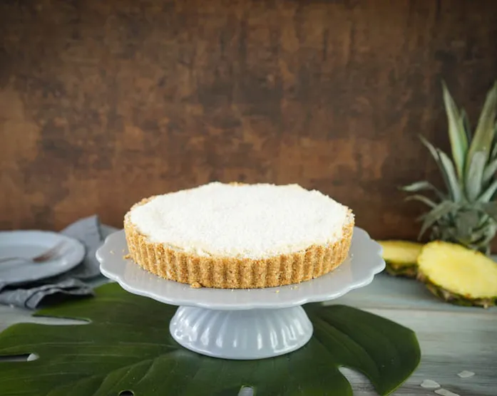 10 Minuten Ananas Kokos Pie / Last Minute Dessert / No Bake