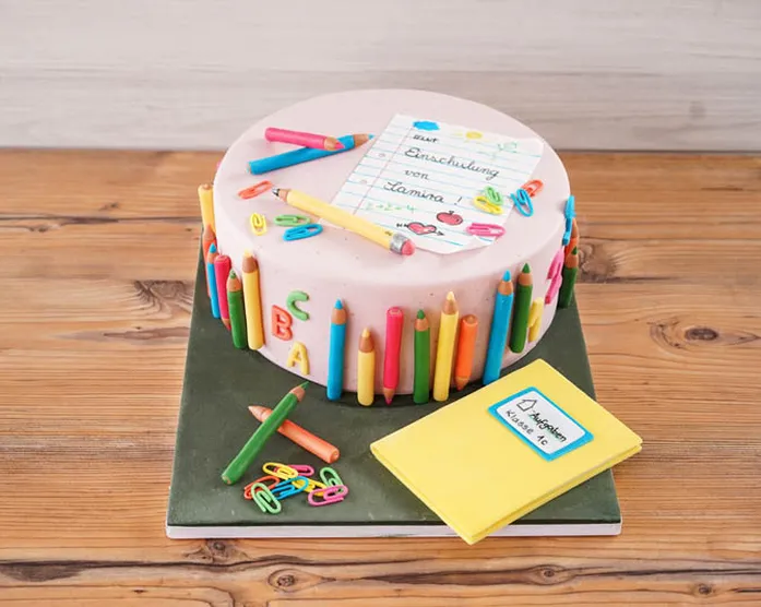 Einschulungstorte / Motivtorte zum Schulanfang / 1. Klasse