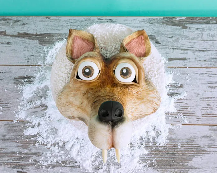 ICE AGE – Kollision voraus 3D Motivtorte Scrat / Fondant Cake