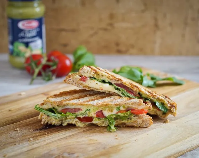 Pesto Toast Caprese