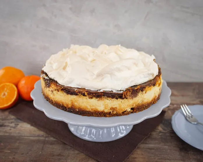 Schokoladenkäsekuchen mit Baiser / Chocolate Cheesecake