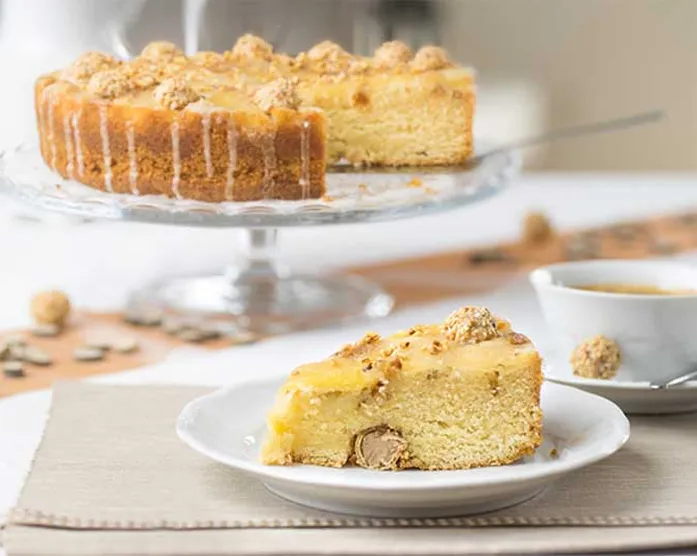 Giotto-Marzipankuchen mit Äpfeln
