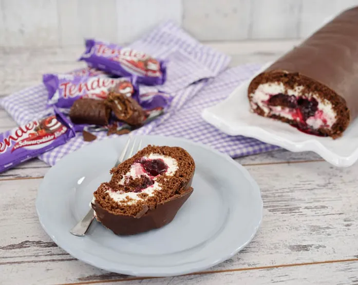 Milka Tender Schwarzwälder Art XXL / nachgemacht: Original trifft Sally