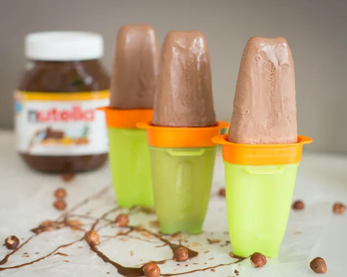 Nutella-Eis am Stiel