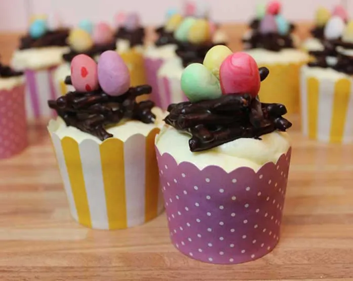 Oster-Cupcakes mit Zucchini und Möhren :)