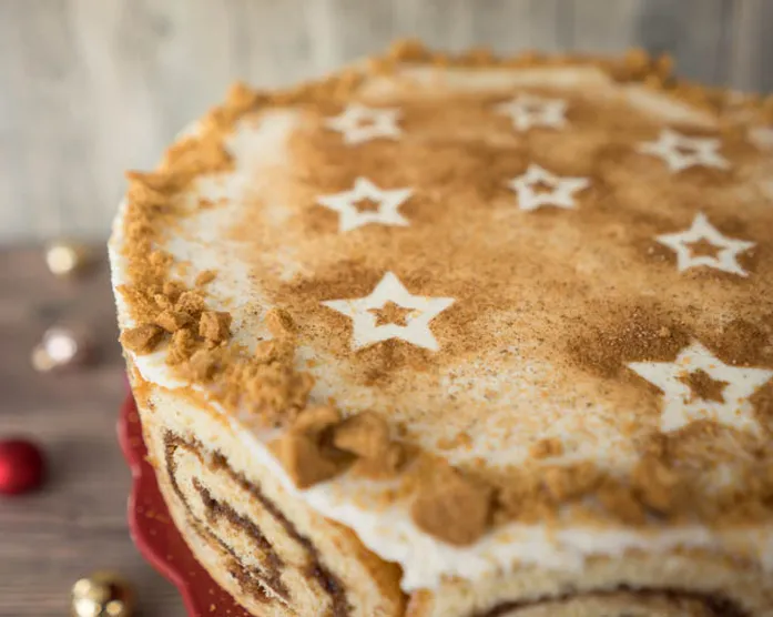 Spekulatius-Pflaumen-Torte