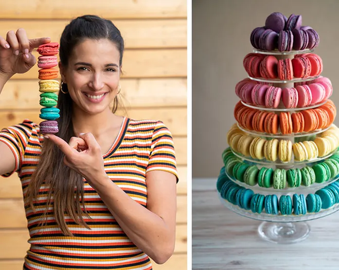 Regenbogen Macarons / Rainbow Macarons