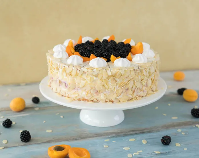 Brombeer-Aprikosen-Torte / Sommertorte