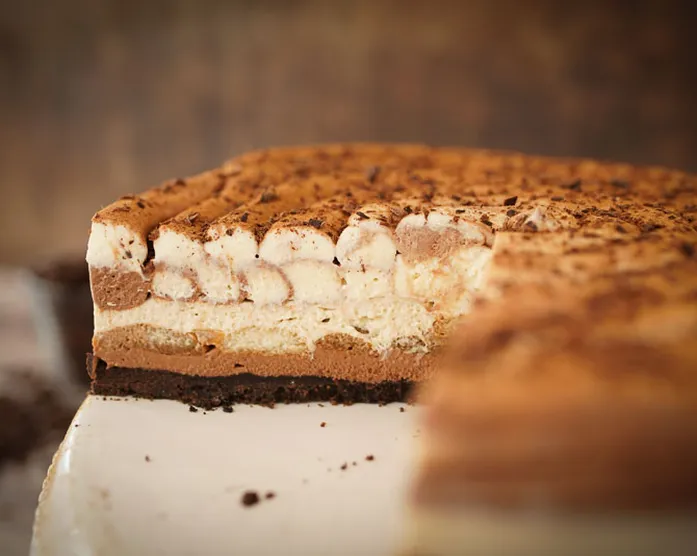 Cappuccino Schokoladenkuchen ohne Backen / No Bake Cappuccino Chocolate Cheesecake