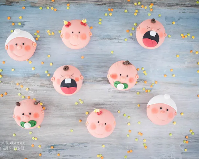 Bridget Jones Baby Cupcakes / Baby Shower Cupcakes