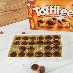 Toffifee selber herstellen / mit Nougat gefüllte Karamellbonbons / nachgemacht