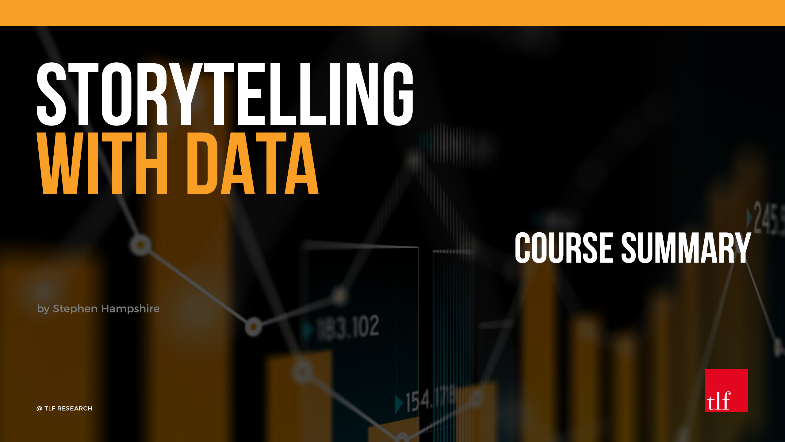 Storytelling With Data - On-Demand Online Course