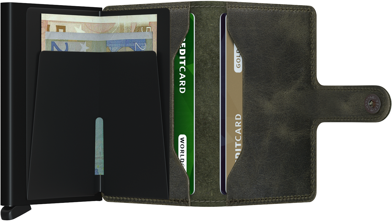 Secrid Miniwallet Vintage Olive-Black