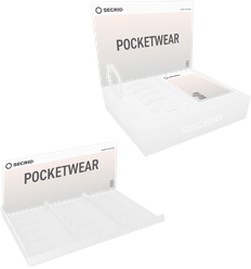 POS-VISUAL SET - Oblong 3 or Podium - Pocketwear Feminine