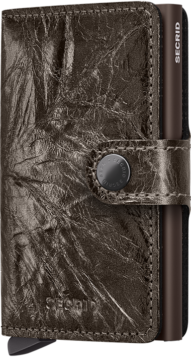 brunt secret number サイドバー付 タン Miniwallet Crunch Bronze