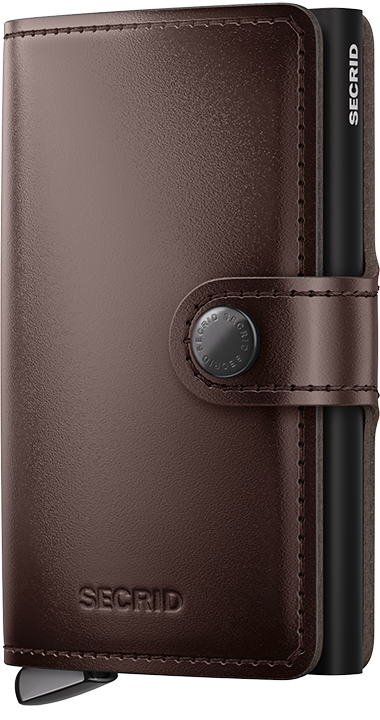 Premium Miniwallet Dusk Dark Brown + - US