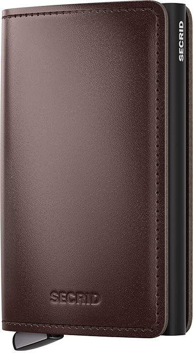 SECRID スリムウォレット Dusc プレミアムコレクション Premium Slimwallet Dusk Dark Brown +