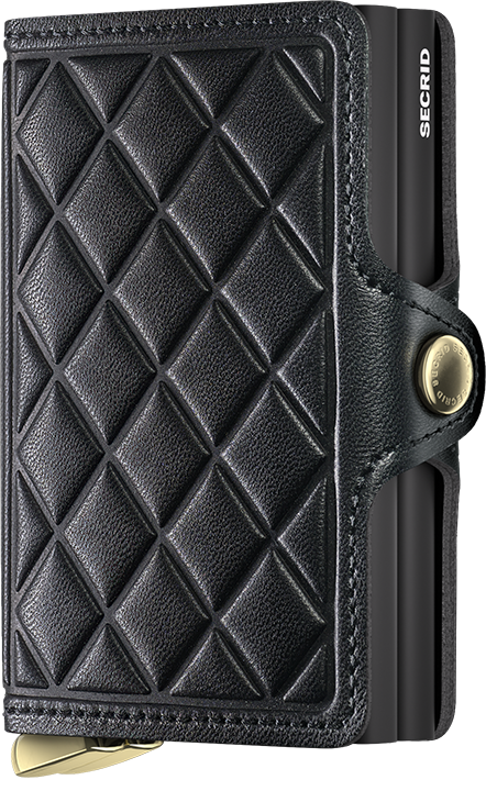 SECRET ブラック S サイズ Premium Twinwallet Emboss Diamond Black +